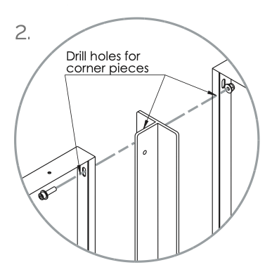 Cortenstahlzaun, Breite 1350mm