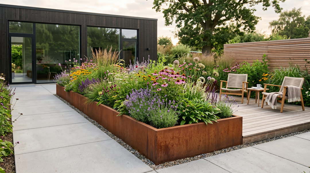 Bepflanzungstipps für Hochbeete aus Cortenstahl: Gemüsegarten, Blumenbeete und Zierpflanzen