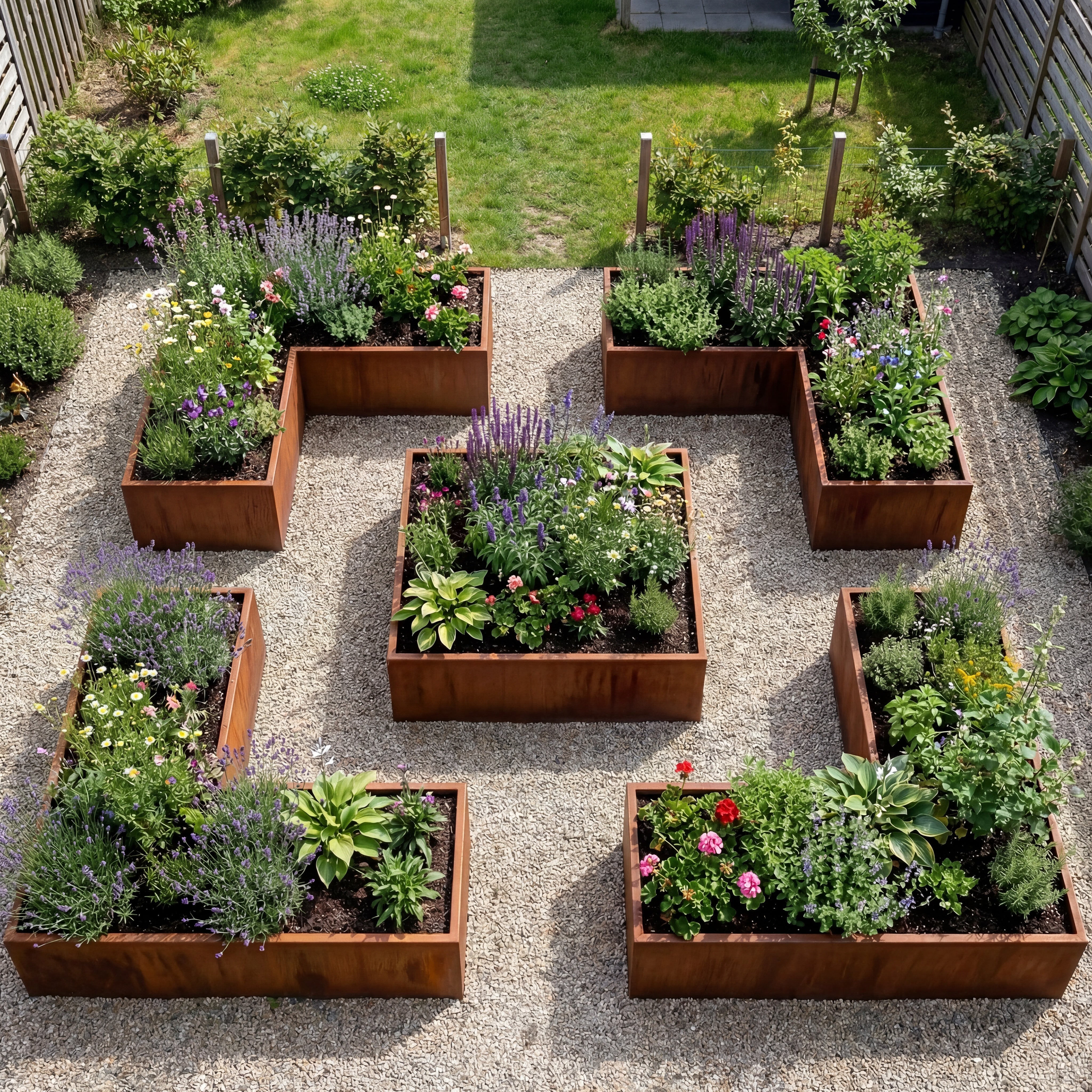 Faszinierend Gartengestaltung Hochbeet Bilder Fotos
