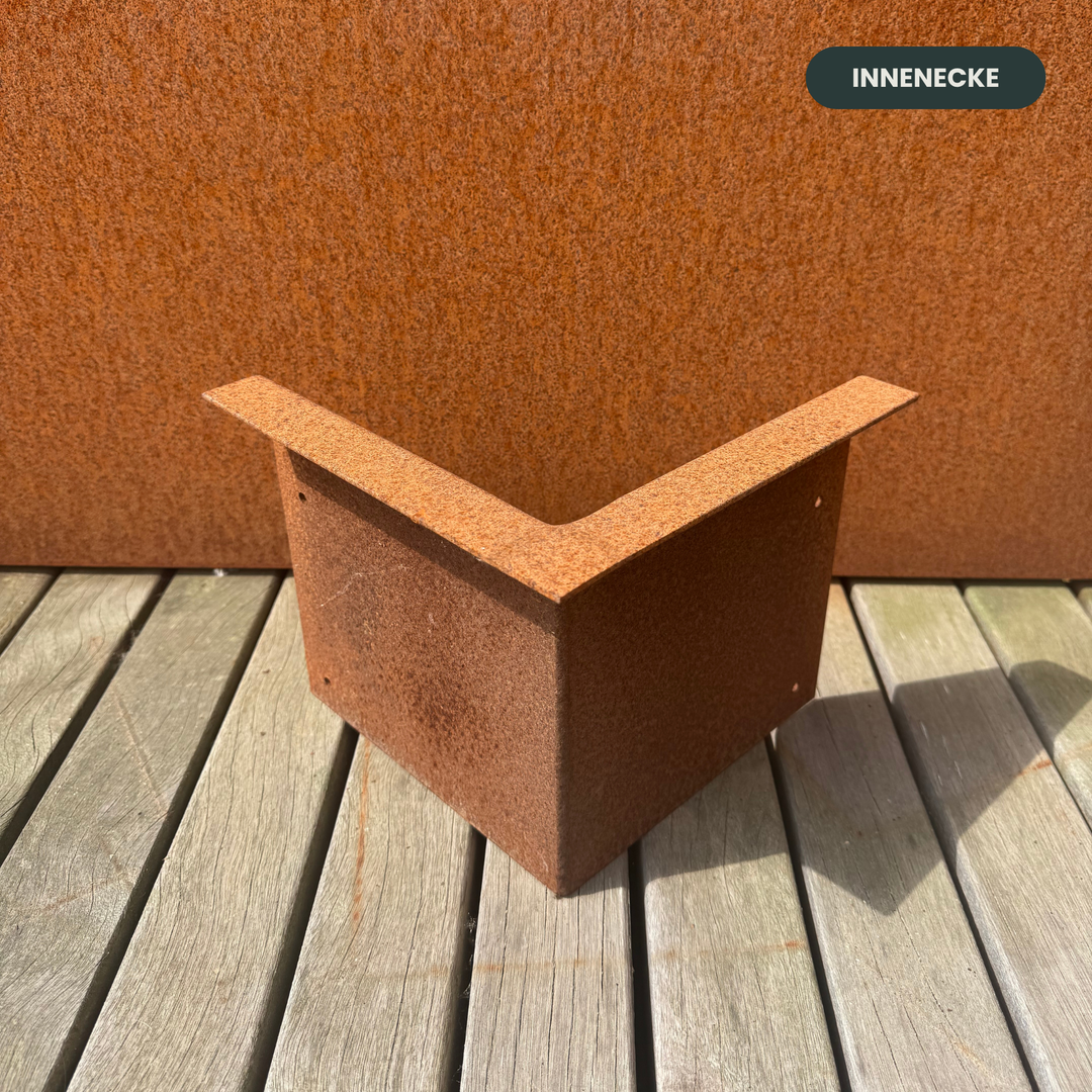 Ecke für Beeteinfassung mit gebogener Kante