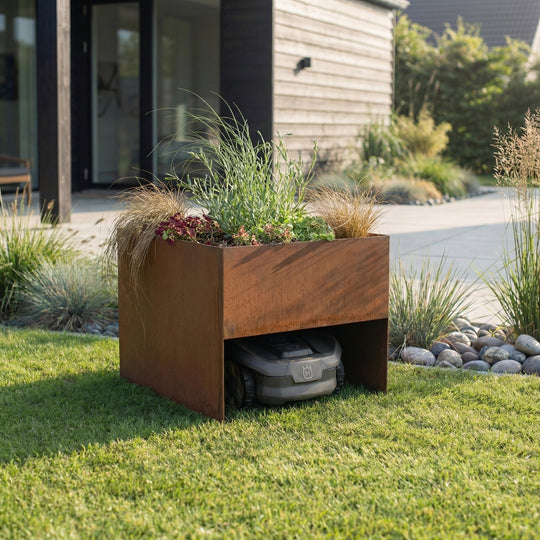 Unterstellplatz für Mähroboter