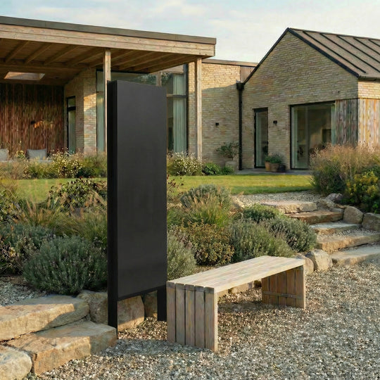 Lackierter Stahlzaun, Breite 600mm