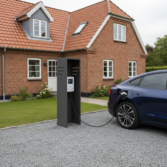 Freistehende Wallbox-Säule - Anthrazitgrau