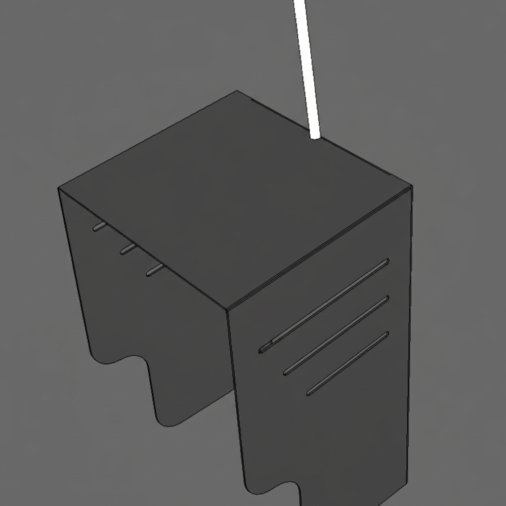 Wallbox-Wetterschutz - Anthrazitgrau