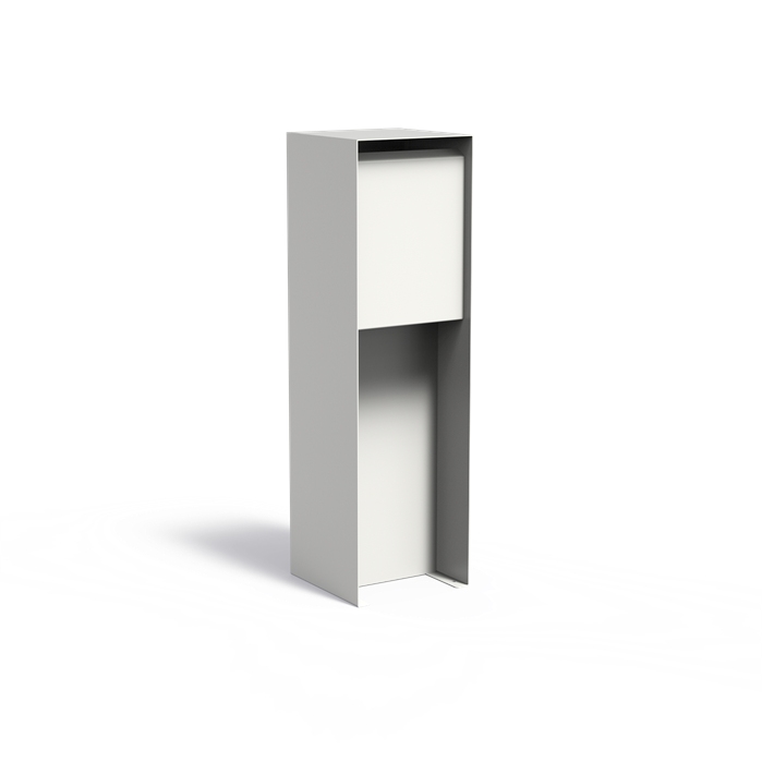 Briefkasten aus lackiertem Stahl - Design Modell