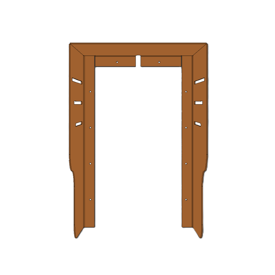 Wallbox-Wetterschutz - Cortenstahl